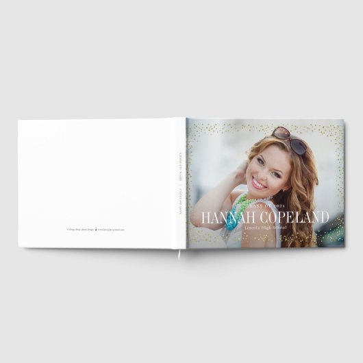 Sparkle Delight Graduation Party Gästebuch (Voll)