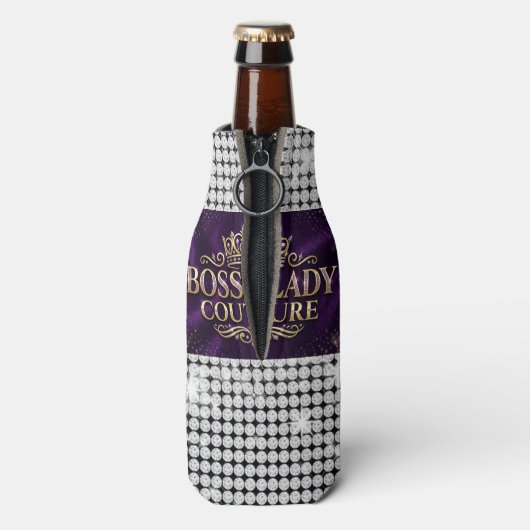 Sparkle Diamonds Flaschenkühler (Flasche Rückseite)