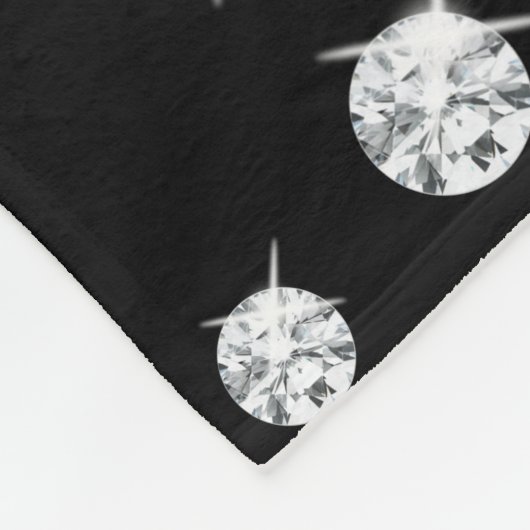 Sparkle Diamonds Fleecedecke (Ecke)