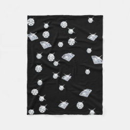 Sparkle Diamonds Fleecedecke