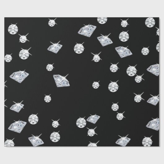 Sparkle Diamonds Geschenkpapier (Flach)