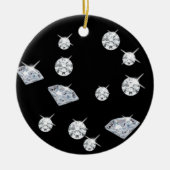 Sparkle Diamonds Keramik Ornament (Vorne)