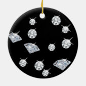 Sparkle Diamonds Keramik Ornament (Hinten)