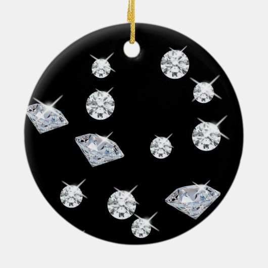 Sparkle Diamonds Keramik Ornament (Hinten)