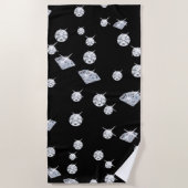 Sparkle Diamonds Strandtuch (Vorderseite)