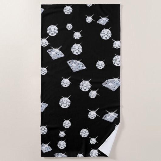 Sparkle Diamonds Strandtuch (Vorderseite)