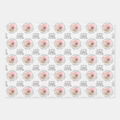 Sparkle Die Tiny Chi | Benutzerdefiniertes 2-Foto- Geschenkpapier Set (Vorderseite 3)