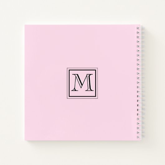 Sparkle Die Tiny Chi | Dog Lover Monogram Glam Notizblock (Rückseite)