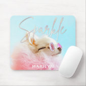 Sparkle Die Tiny Chi | Hund Lover Personalisiert G Mousepad (Mit Mouse)