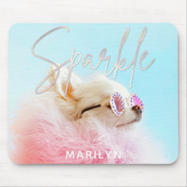 Sparkle Die Tiny Chi | Hund Lover Personalisiert G Mousepad