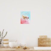Sparkle Die Tiny Chi | Hund Lover Personalisiert G Poster (Küche)