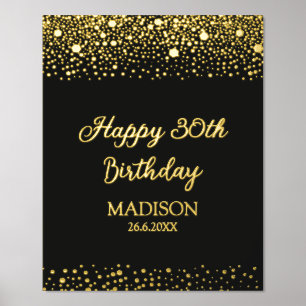 Sparkle Dots Birthday Foil Prints Foliendrucke