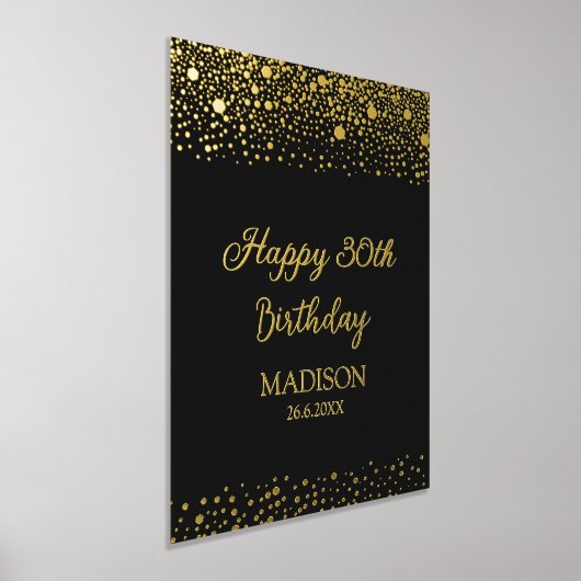 Sparkle Dots Birthday Foil Prints Foliendrucke (Ablage )