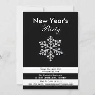 Sparkle & Drama Silvester-Party Einladung