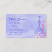 Sparkle Dress Luxuriöse Boutique Visitenkarte (Rückseite)