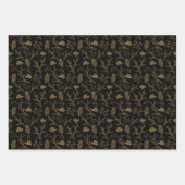 Sparkle Elegante Schwarzes Meer Geschenkpapier Set (Vorderseite 3)