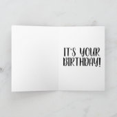 SPARKLE ES IST DEINE GEBURTSTAGSKARTE KARTE (Innenseite)