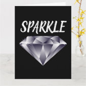 SPARKLE ES IST IHRE GEBURTSTAG ÜBERSICHTEN KARTE (Gelbe Blume)