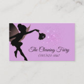 Sparkle Fairy Maid House Clearing Services Visitenkarte (Vorderseite)