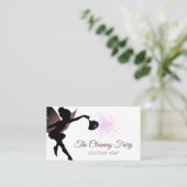 Sparkle Fairy Maid House Reinigungsdienste Visitenkarte (Stehend Vorderseite)