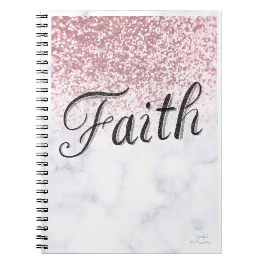 Sparkle Faith - Notebook Notizblock (Vorderseite)