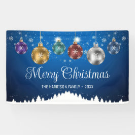 Sparkle farbenfrohe Weihnachtsbälle Bauble Festiva Banner