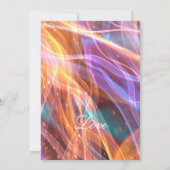 Sparkle-Feierlichkeiten für Neujahr Ankündigung (Rückseite)