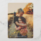 Sparkle Folieneinladung (Vorderseite)