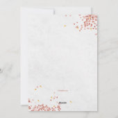 Sparkle Foto-Karte Feiertagskarte (Rückseite)