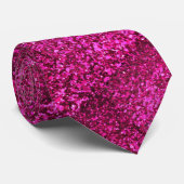 Sparkle fuchsia krawatte (Gerollt)