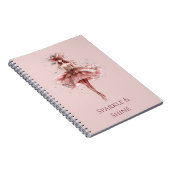 Sparkle Girl in Dress Notizblock (Rechte Seite)