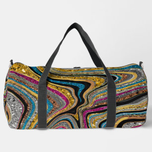 Sparkle Glam glänzende, geistliche Marmorkunst Duffle Bag
