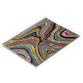 Sparkle Glam glänzende, geistliche Marmorkunst Notizblock (Linke Seite)