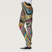 Sparkle Glam Glitzer, gürtelgrau Leggings (Links)