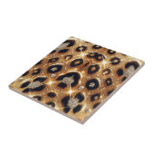 Sparkle Glam Gold Black Leopard Cheetah Print Fliese (Seite)