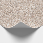 Sparkle Glitz Blush Pink Glitzer      Geschenkpapier (Ecke)