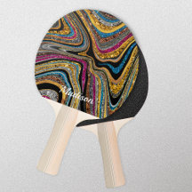 Sparkle Glitzer gürtelgraue Marmorkunst Ping Pong 