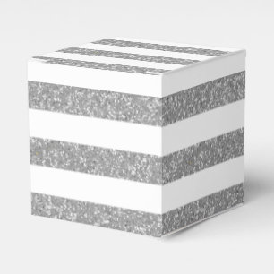 Sparkle Glitzer Look Stripes Bevorzugte Felder Geschenkschachtel
