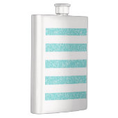 Sparkle Glitzer Look Stripes Classic Flask Flachmann (Rechts)