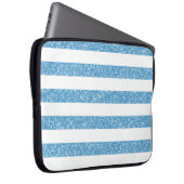 Sparkle Glitzer Look Stripes Electronics Schlauch Laptopschutzhülle (Vorne Rechts)