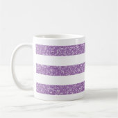 Sparkle Glitzer Look Stripes Tasse (Links)