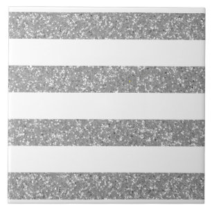 Sparkle Glitzer Look Stripes Tile Fliese