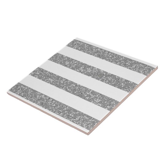 Sparkle Glitzer Look Stripes Tile Fliese (Seite)