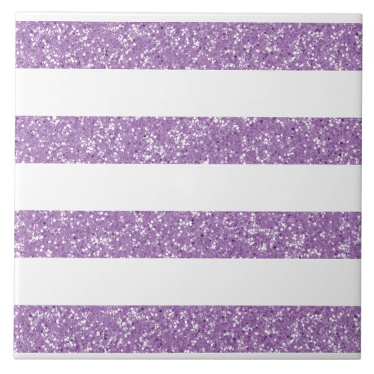 Sparkle Glitzer Look Stripes Tile Fliese (Vorderseite)