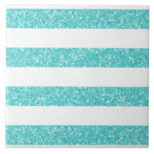 Sparkle Glitzer Look Stripes Tile Fliese