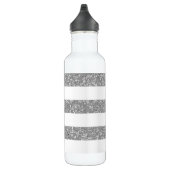 Sparkle Glitzer Look Stripes Trinkflasche (Rechts)