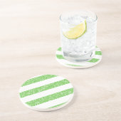 Sparkle Glitzer Look Stripes Untersetzer (Seite)