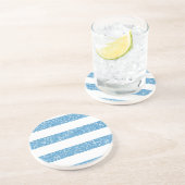 Sparkle Glitzer Look Stripes Untersetzer (Seite)