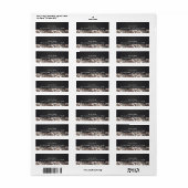 Sparkle Glitzer Sequins Glamour Address Labels (Vorne)