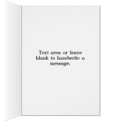 Sparkle Glitzer Sequins Glamour Danke Karte (Innen (Rechts))